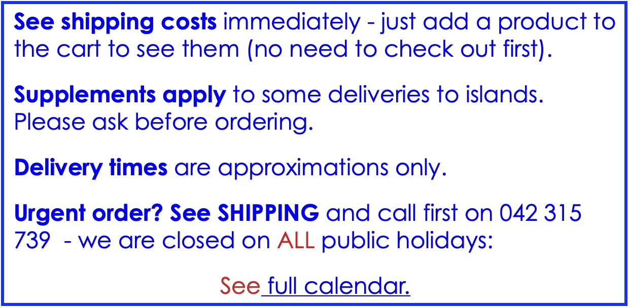 shipping info